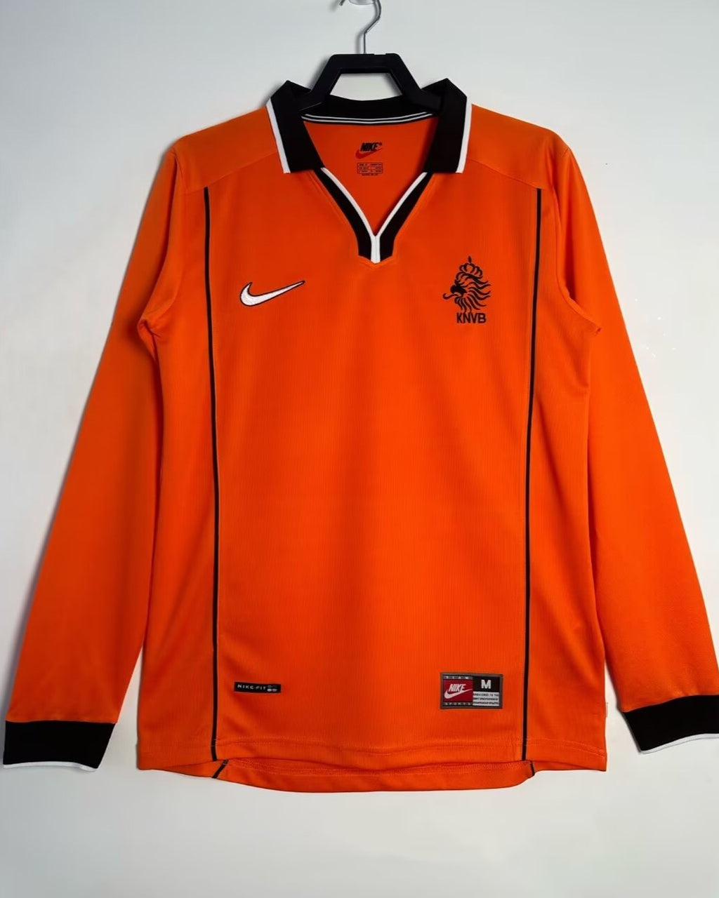 Netherlands Camicia A Maniche Lunghe