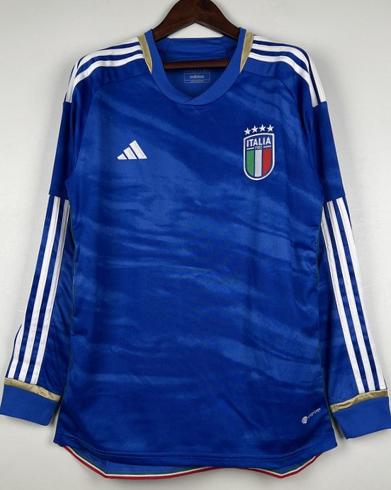 Italy Maglia A Maniche Lunghe