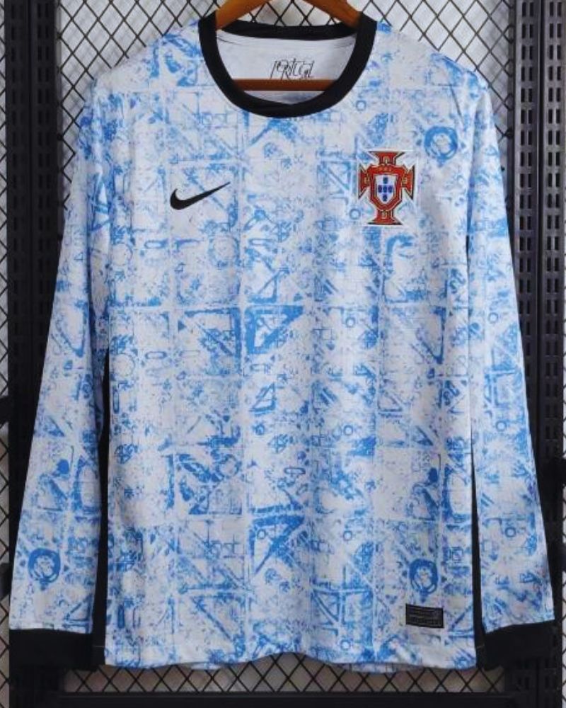 Portugal Camicia A Maniche Lunghe